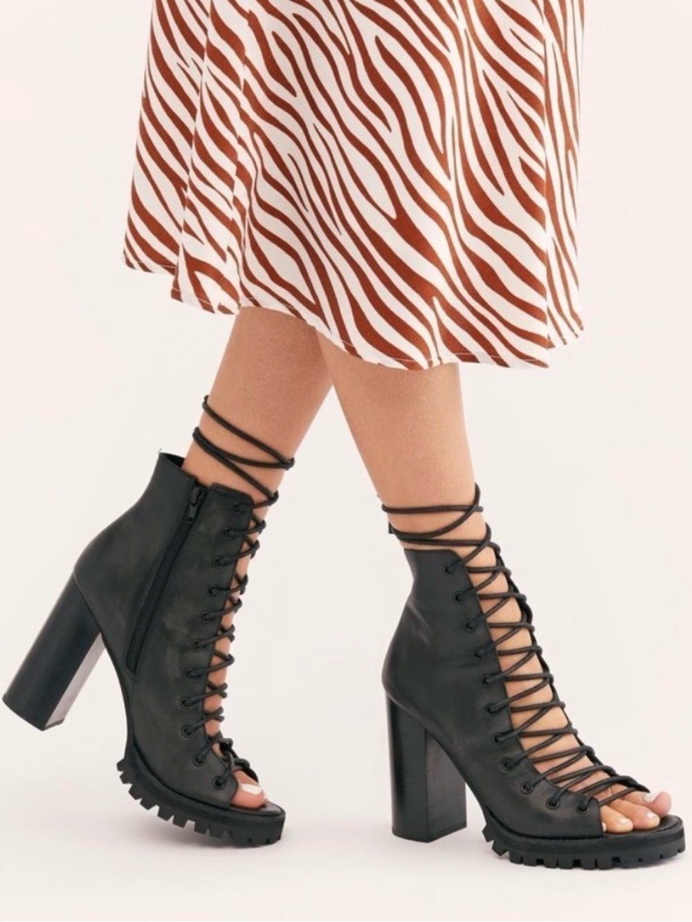 Free People x Jeffrey Campbell Palermo Heels